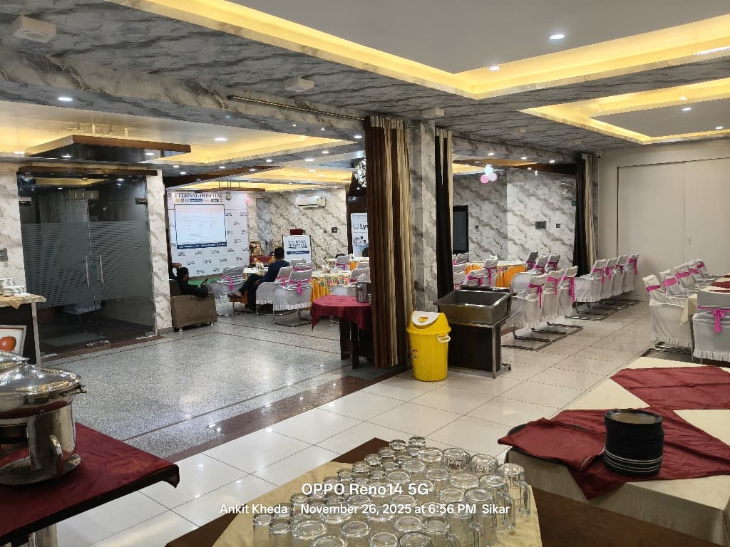 Hotel Park Avenue Sikar elegant mini hall and grand banquet hall events
